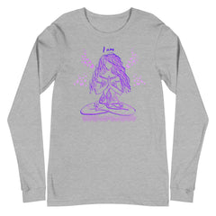 Yoga Graphic printed long sleeve unisex t-shirt