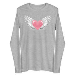 Flying Heart Printed T-Shirt Graphic Print For Women & Men