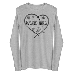 Weird girl print unisex full sleeve t-shirt