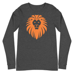 Lion face graphic long sleeve men’s t-shirt