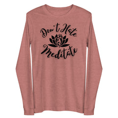 Meditate Graphic print long-sleeve t-shirt