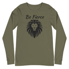 Be Fierce Lion Lovers Long Sleeve Tee, lioness-love