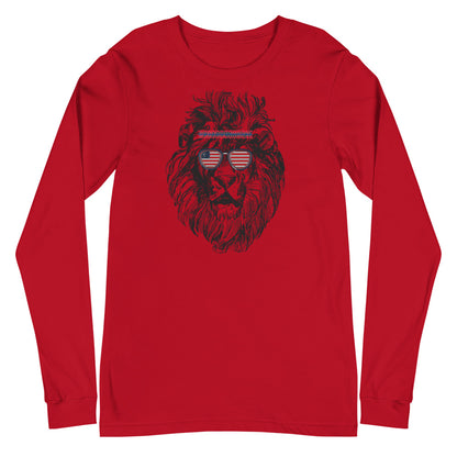 Lion head graphic full sleeve t-shirt for men