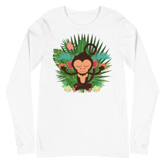 Meditation monkey print t-shirt for men