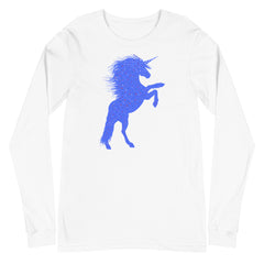 Unicorn graphic unisex long sleeve t-shirt