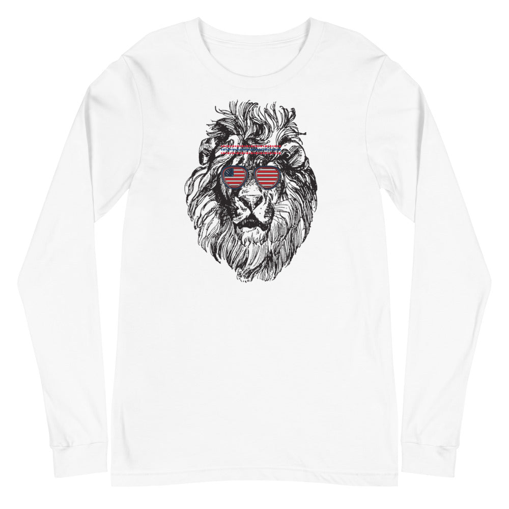 Lion head graphic full sleeve t-shirt for men