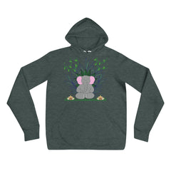 Yoga Elephant print design unisex hoodies