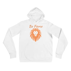 Black & white lion print unisex hoodies