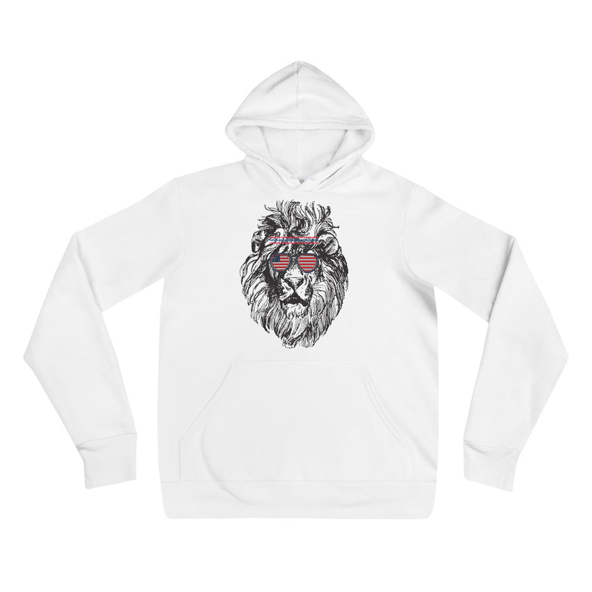 Lion graphic print unisex hoodies