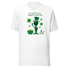 Leprechauns, Aliens and Gold Saint Patrick Day Unisex t-shirt
