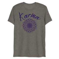 Karma mandala print unisex fashion t-shirt