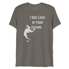 Grey i see love print t-shirt for men’s