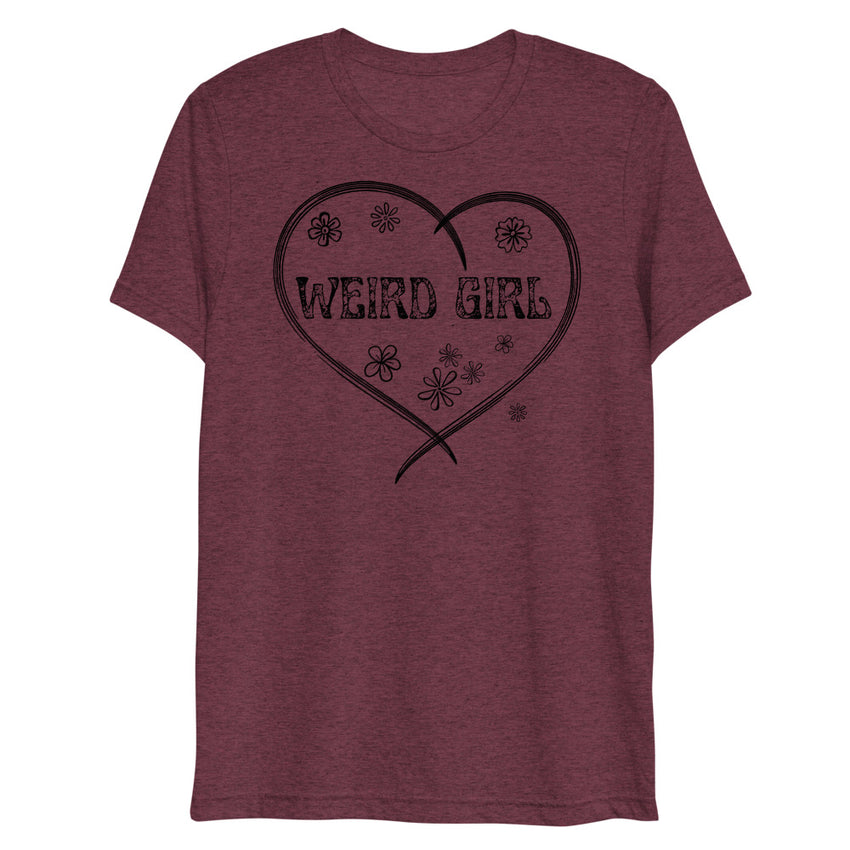 Weird girl print unisex t-shirts