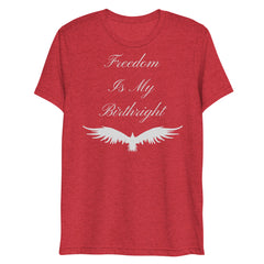 Typography and flying bird printed t-shirt