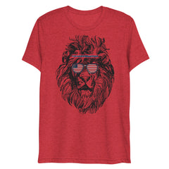 Lion graphic print unisex t-shirt
