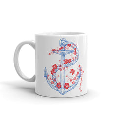 Crafted with high-quality ceramic, this mug showcases a beautifully detailed anchor and rope design, adding a touch of maritime charm to your morning coffee routine or afternoon tea break.