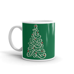 Christmas Tree Elegance Mug – A Perfect Holiday GiftMug