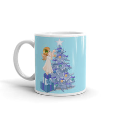 Precious Christmas Girl Mug, lioness-love