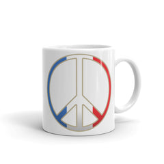 eace Symbol Graphic printed mug, the perfect blend of style and meaning.