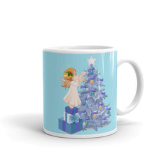 Precious Christmas Girl Mug, lioness-love