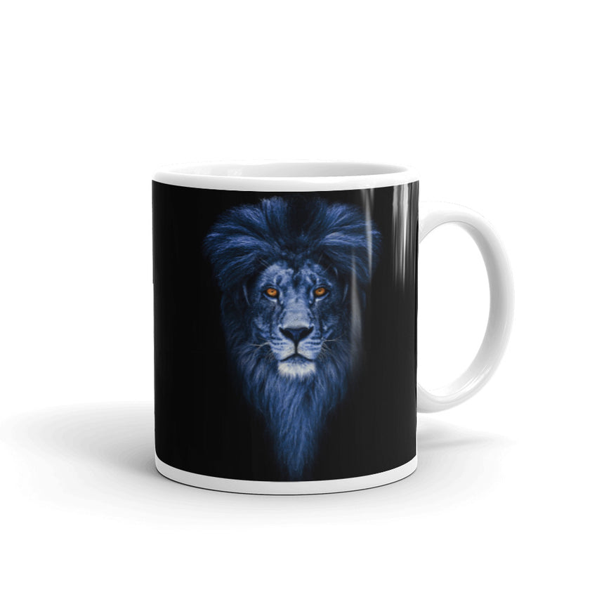Lion Face Graphic Printed Mug, a perfect addition to your morning routine.