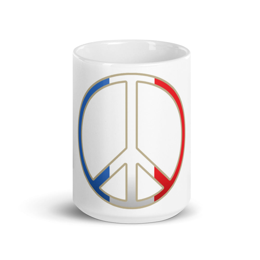 Whether you're sipping your morning coffee or enjoying a relaxing cup of tea, let this mug remind you of the power of peace. Embrace tranquility and spread positive vibes with our Peace Symbol Graphic printed mug.