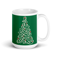 Christmas Tree Elegance Mug – A Perfect Holiday GiftMug