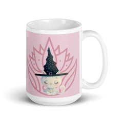 Whether you're enjoying a cup of coffee, tea, or your favorite beverage, this mug serves as a gentle reminder to embrace relaxation and find inner peace, while also adding a touch of whimsy to your daily routine. 