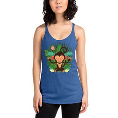 Monkey graphic tank top for ladies fashions