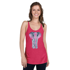 Elephant graphic print tanks for Ladies wear