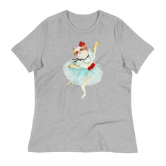 Dancing cat tshirts for women's casual trend - Lioness-love.com