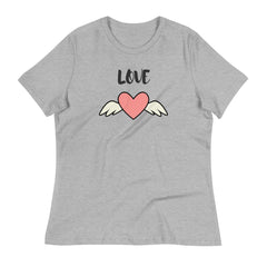 Heart with wings love tee for women - Lioness-love.com