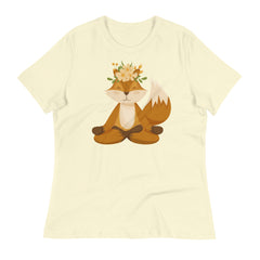 Squirrel meditation t-shirt for females - Lioness-love.com