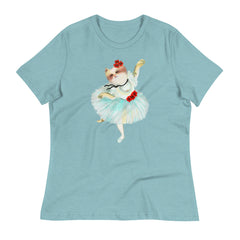 Dancing cat tshirts for women's casual trend - Lioness-love.com