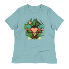 Monkey graphic tee for women fashion - Lioness-love.com