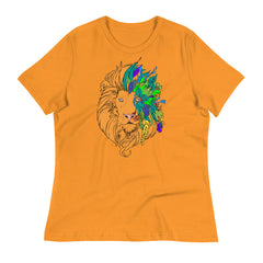 Lion face tshirts for women's fashion - Lioness-love.com