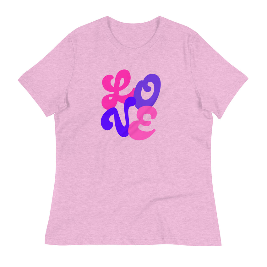 Stylish love graphic print t-shirt for women