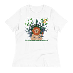 Majestic lion yoga t-shirt for women - Lioness-love.com